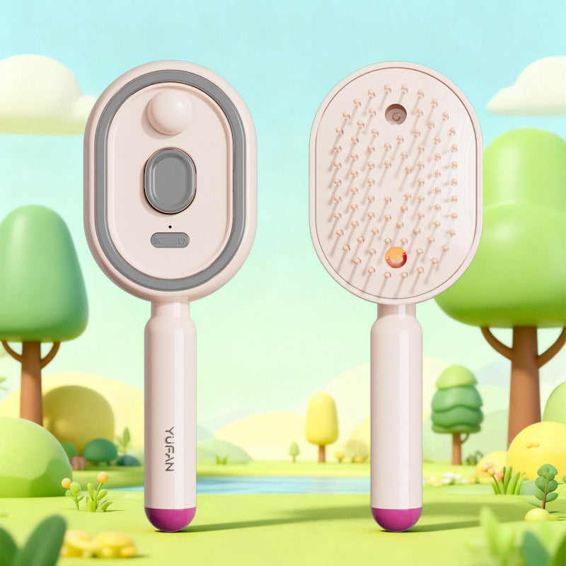 Electric Spray Hair Brush & Scalp Massager