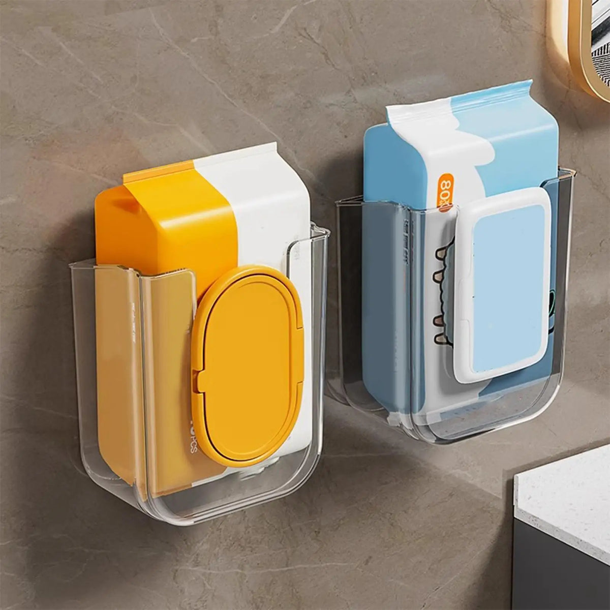 Wall-Mounted Wipe Holder & Dispenser