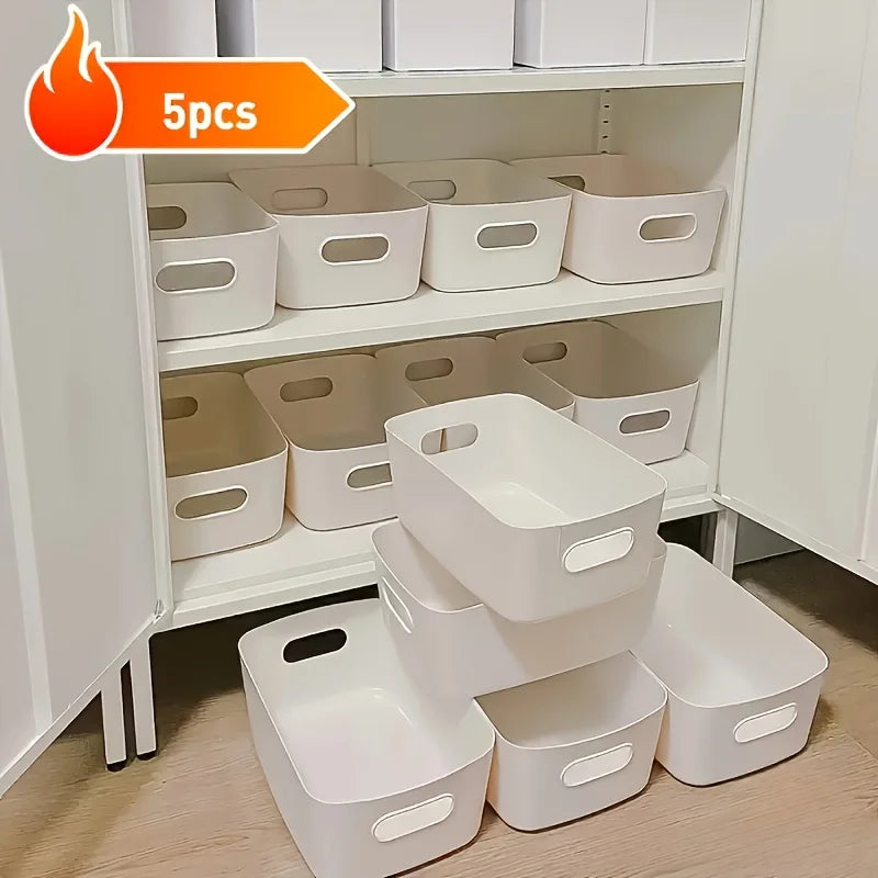 5-Piece Stackable Storage Bin Set