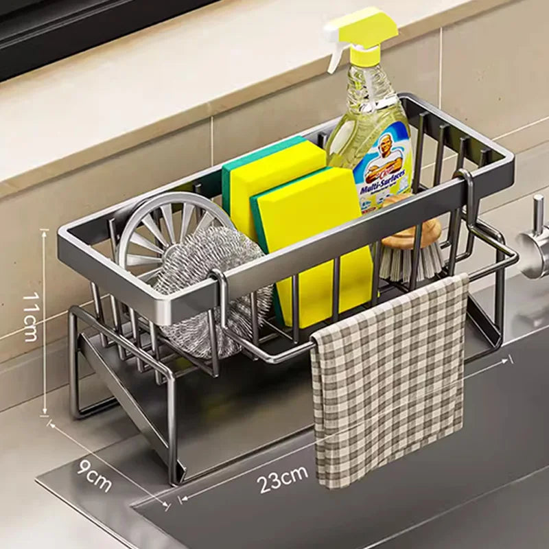 Stainless Steel Sink Caddy & Sponge Holder