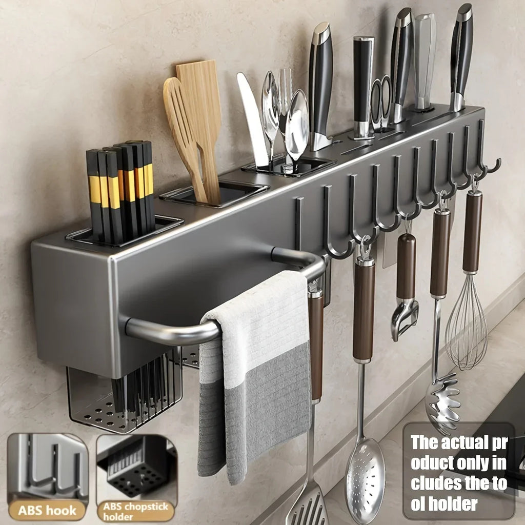 Heavy-Duty Wall-Mounted Kitchen Organizer