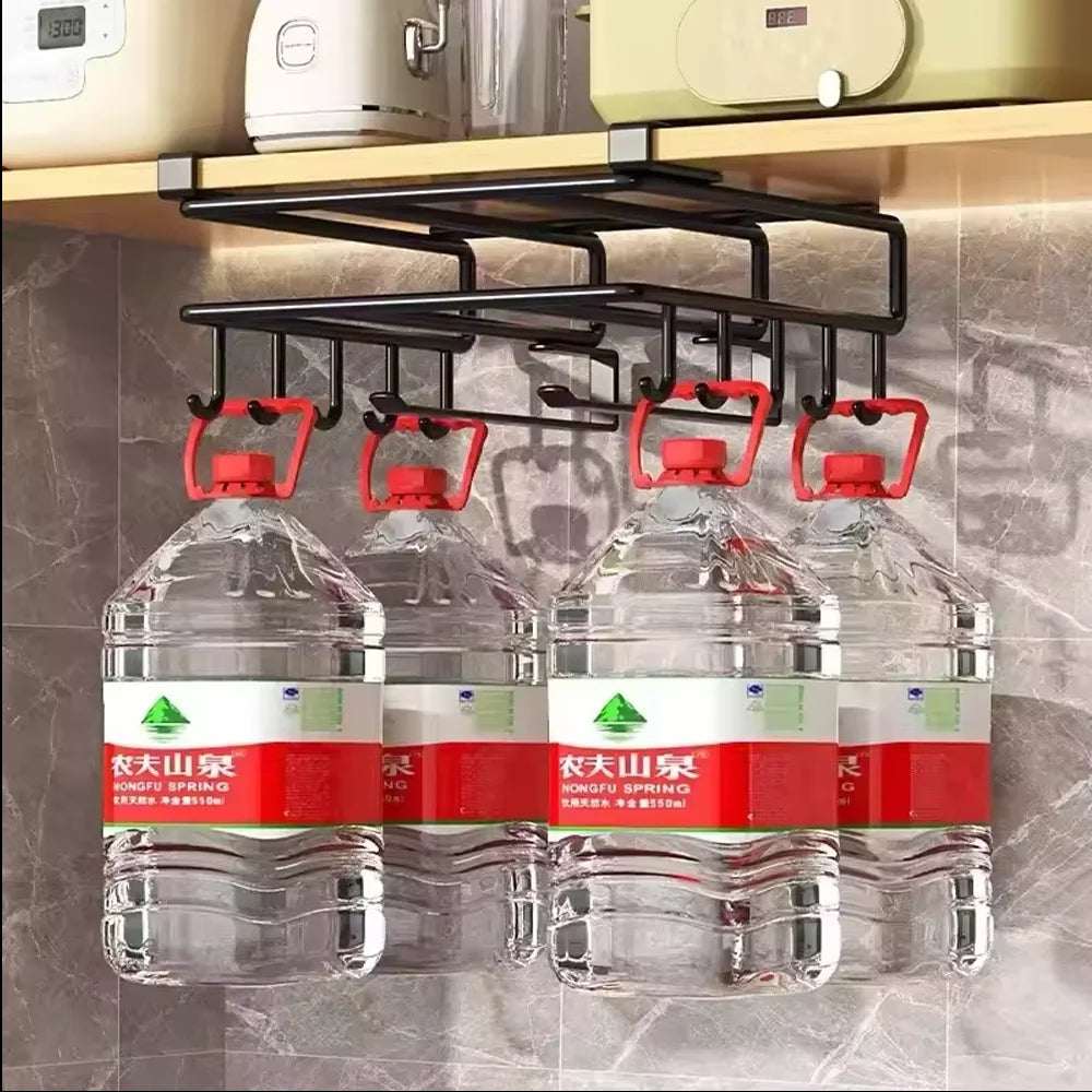 Under-Cabinet Kitchen Organizer Rack