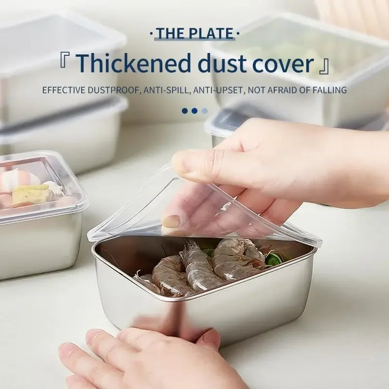 Stainless Steel Food Storage Containers with Lids