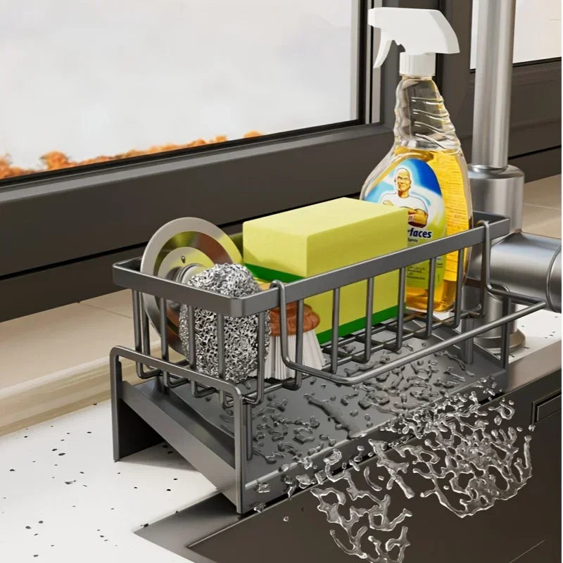Drill-Free Sink Organizer Shelf