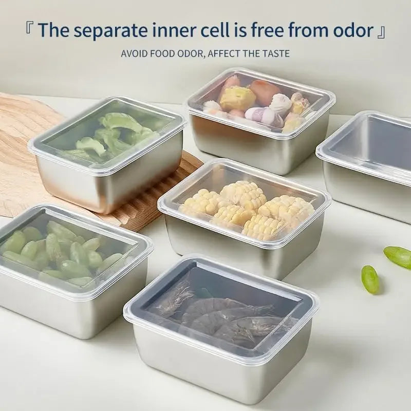 Stainless Steel Food Storage Containers with Lids