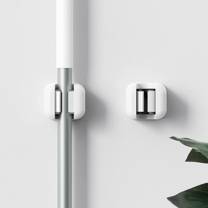 Wall-Mounted Mop & Broom Clips