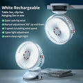 New 3 in 1 Portable Mini Clip Fan Rechargeable Air Circulator Wireless Electric Fan With Led Light Clip-on Home Handheld Fan