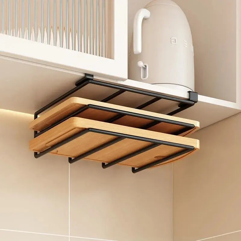 Under-Cabinet Kitchen Organizer Rack
