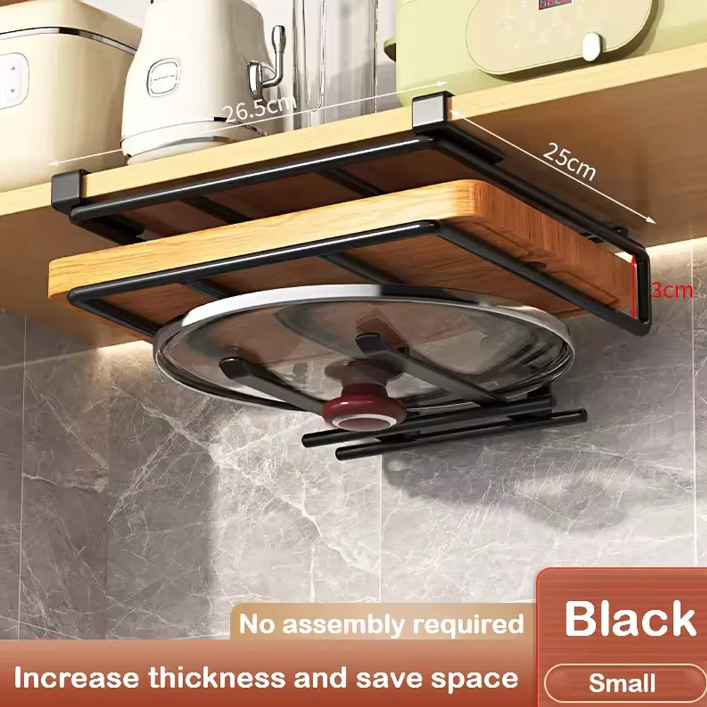 Under-Cabinet Kitchen Organizer Rack