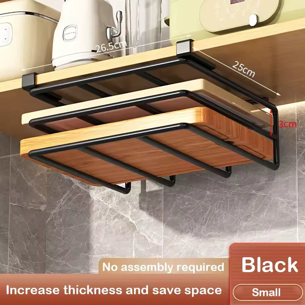 Under-Cabinet Kitchen Organizer Rack