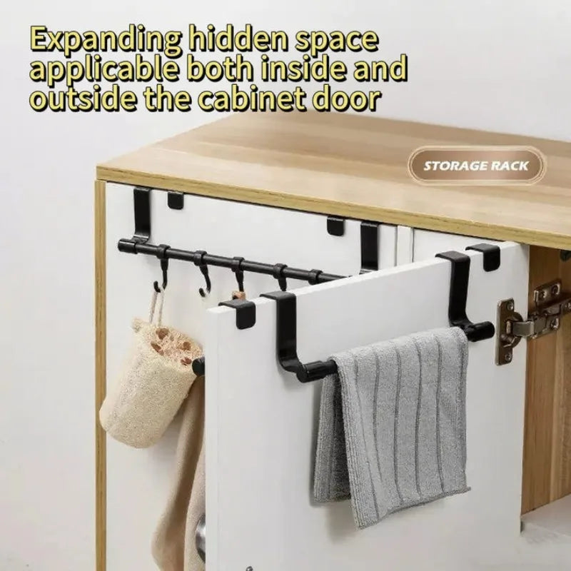 Over-Cabinet Kitchen Towel Rack