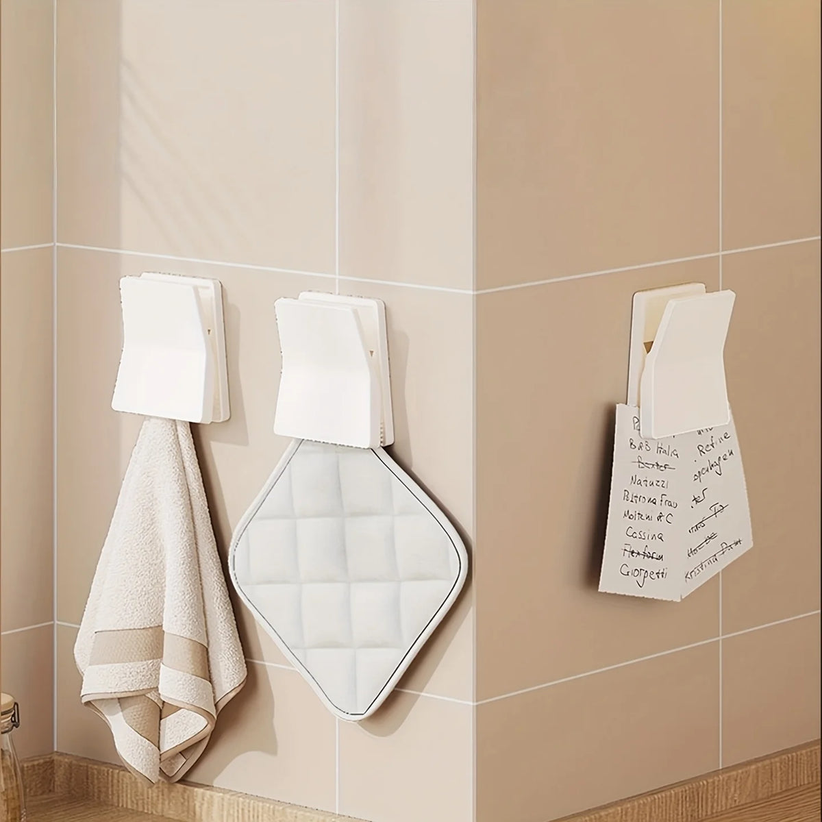 Wall-Mounted Kitchen Glove & Towel Holder