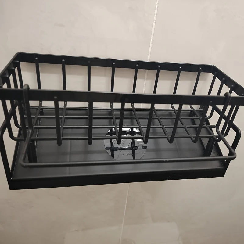 Drill-Free Sink Organizer Shelf