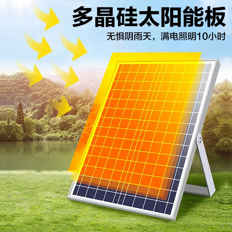 Solar Ceiling Light LED Home Indoor Bedroom Exterior Lighting LED High Power Courtyard 500W Solar Light