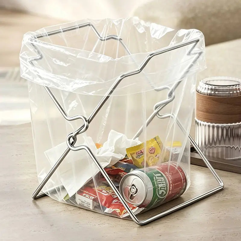 Collapsible Countertop Trash Bag Stand