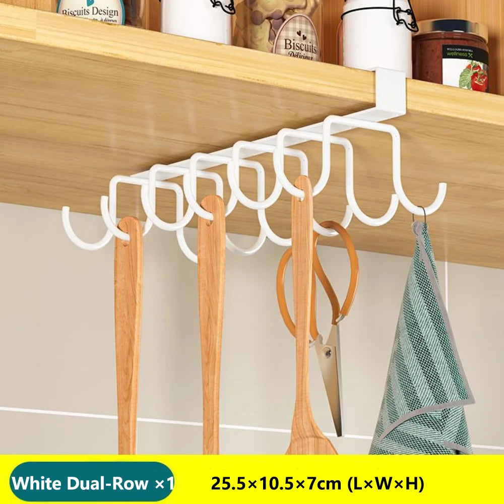 Under-Cabinet Kitchen Organizer Rack