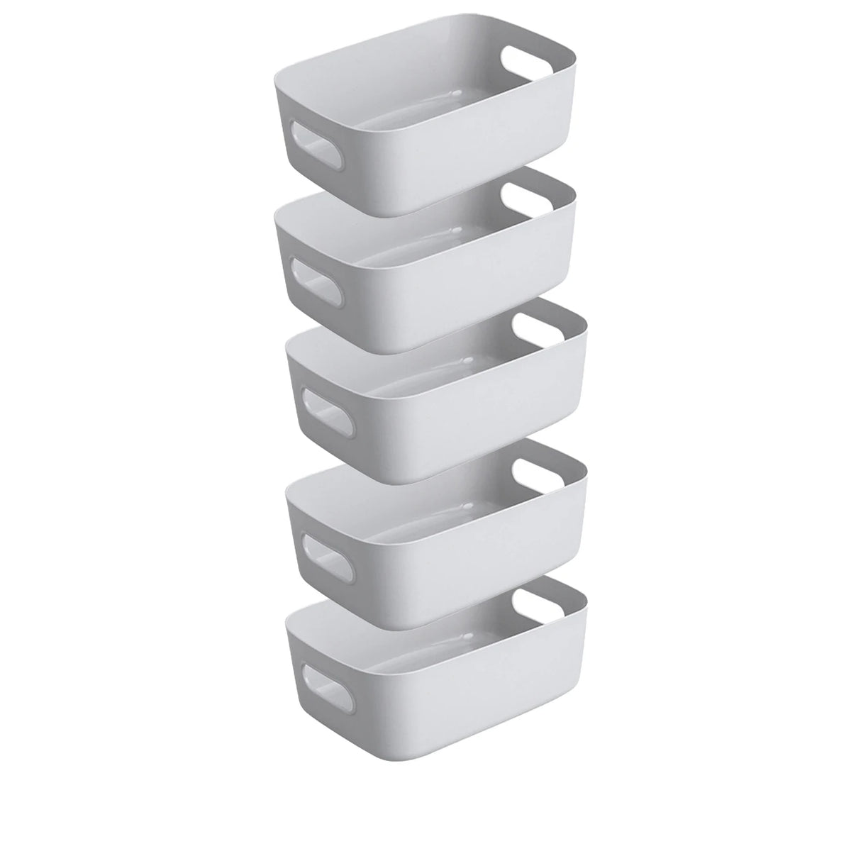 5-Piece Stackable Storage Bin Set