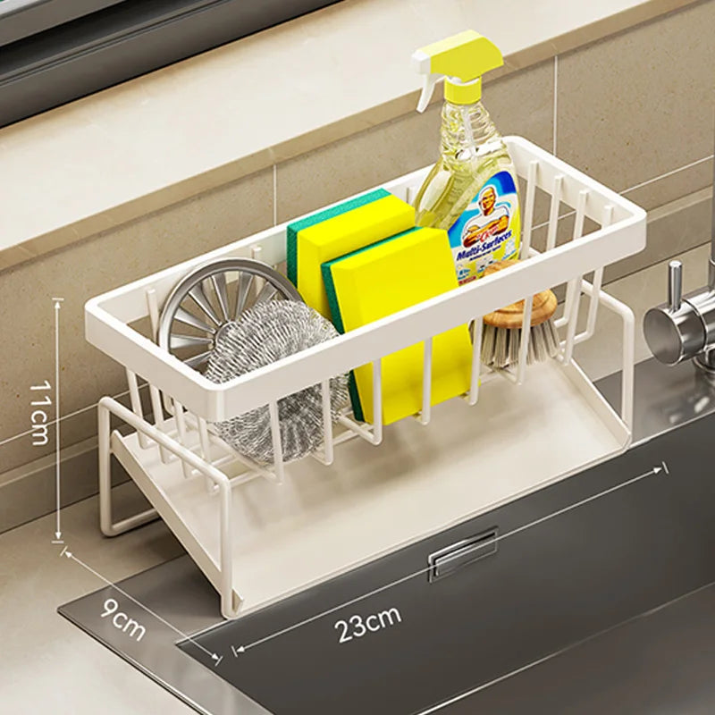 Stainless Steel Sink Caddy & Sponge Holder