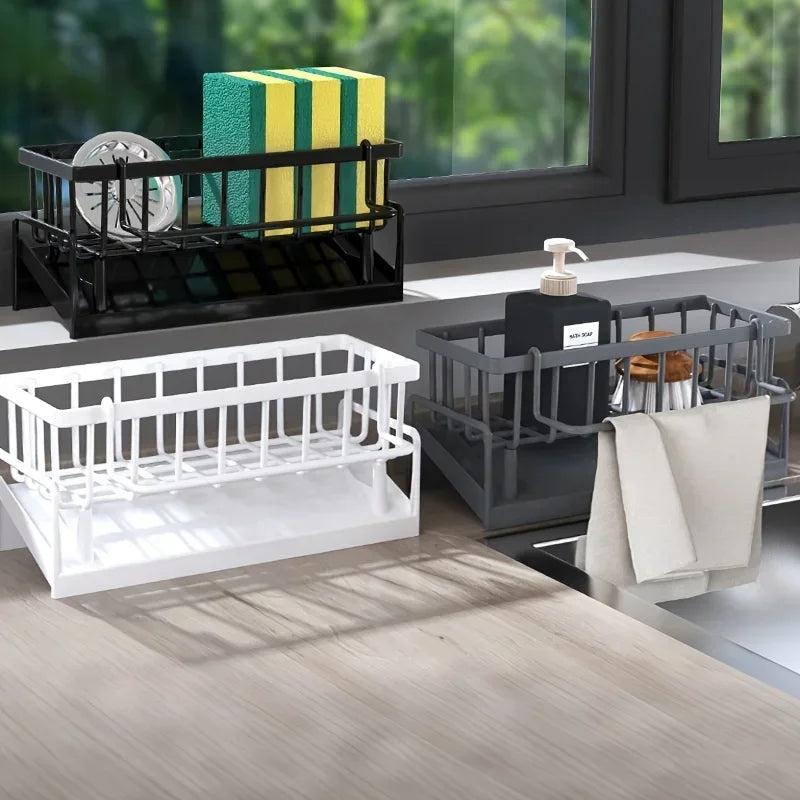Drill-Free Sink Organizer Shelf