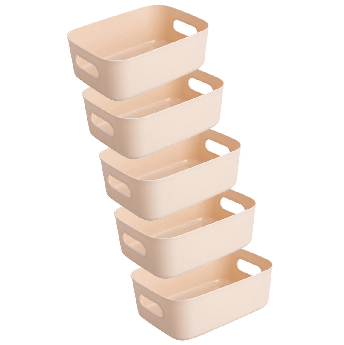 5-Piece Stackable Storage Bin Set