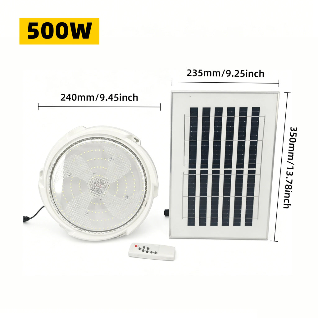 Solar Ceiling Light LED Home Indoor Bedroom Exterior Lighting LED High Power Courtyard 500W Solar Light