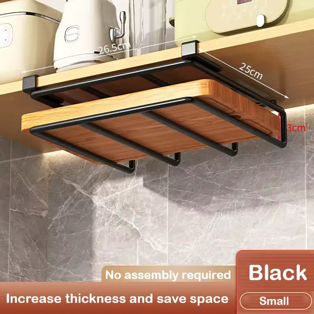 Under-Cabinet Kitchen Organizer Rack