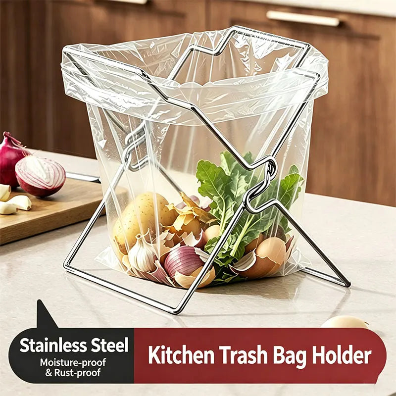 Collapsible Countertop Trash Bag Stand