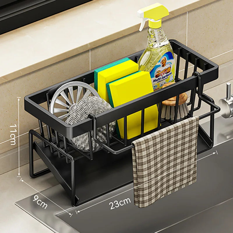 Stainless Steel Sink Caddy & Sponge Holder