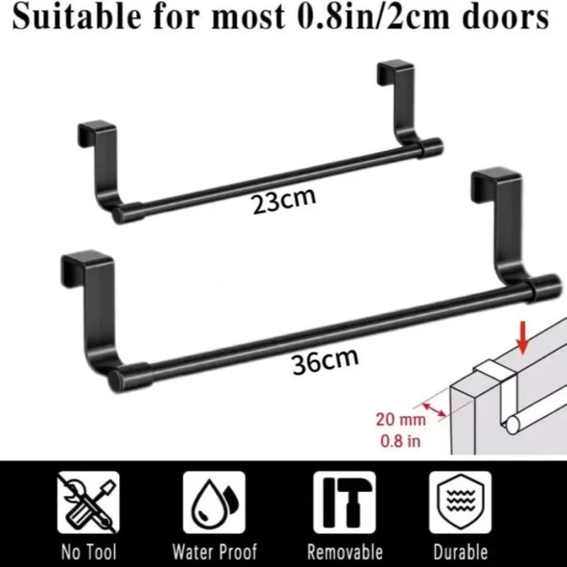 Over-Cabinet Kitchen Towel Rack