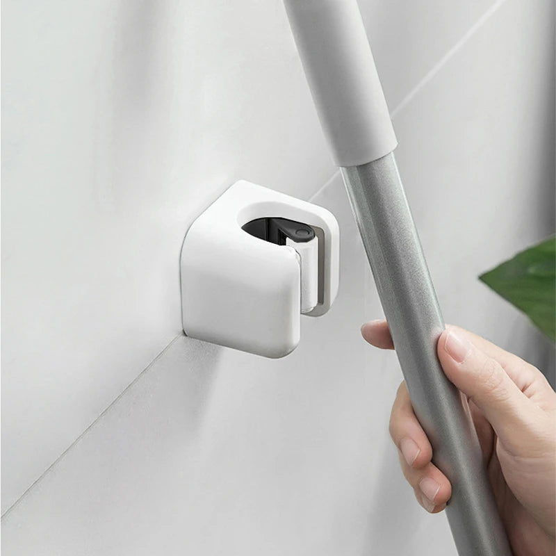 Wall-Mounted Mop & Broom Clips