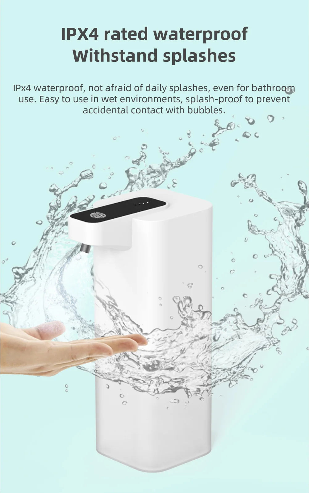 Rechargeable Automatic Foaming Soap Dispenser