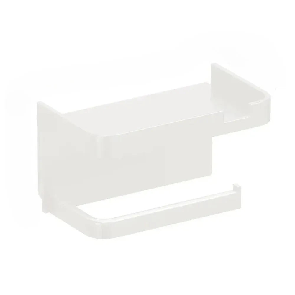 Wall-Mounted Paper Towel Holder & Shelf