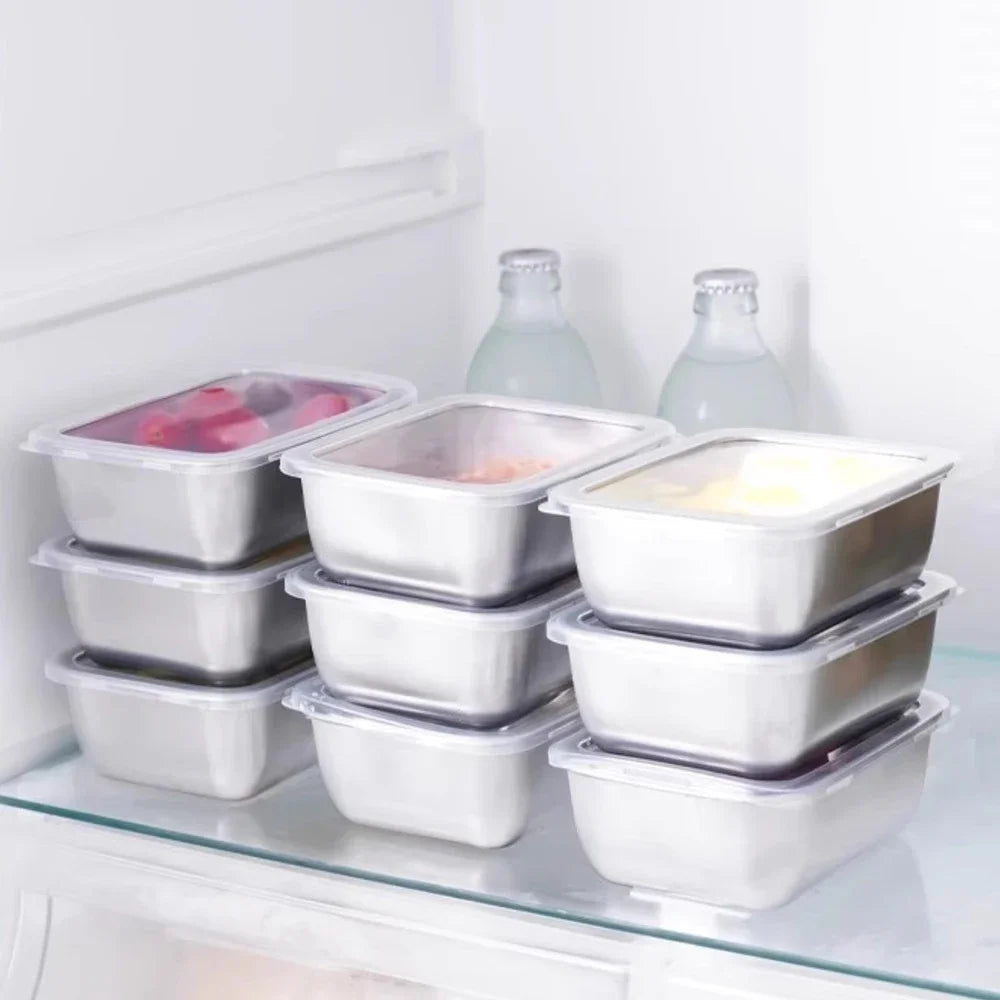 Stainless Steel Food Storage Containers with Lids