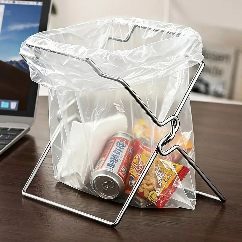 Collapsible Countertop Trash Bag Stand
